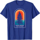 Retro Daniel Boone National Forest Kentucky Hiking T-Shirt - T-Shirt | Royal