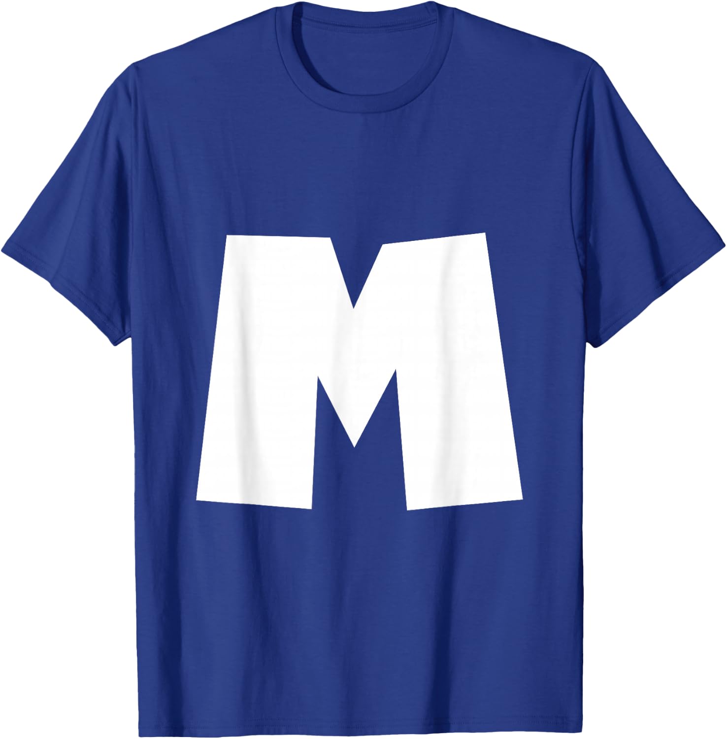 Alphabet Letter M - Upper Case M T-Shirt - T-Shirt | Royal