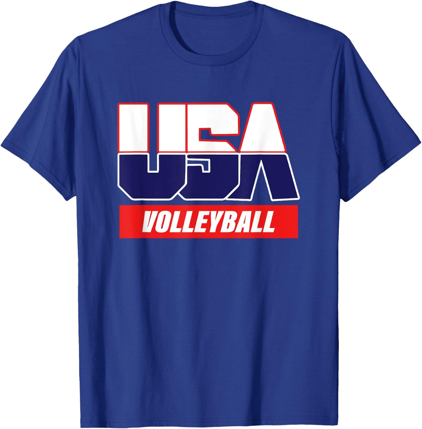 USA Team volleyball - men & women American sports T-Shirt - T-Shirt | Royal
