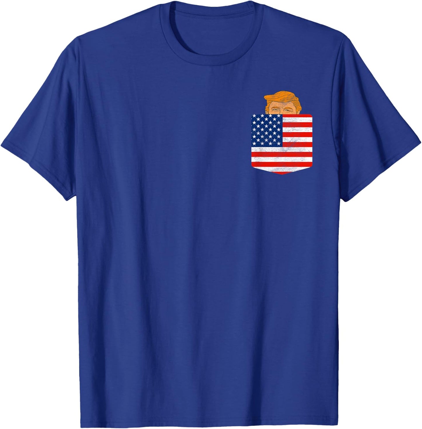 Trump In Your Pocket USA Election Trump For 2024 4th Of July T-Shirt - T-Shirt | Royal