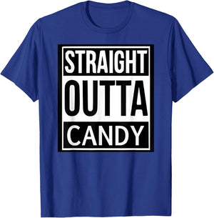 Straight Outta Candy Halloween T-Shirt - T-Shirt | Royal