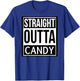 Straight Outta Candy Halloween T-Shirt - T-Shirt | Royal