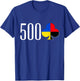 500 Club Design T-Shirt - T-Shirt | Royal