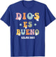 Dios Es Bueno Christian Spanish Girls T-Shirt - T-Shirt | Royal