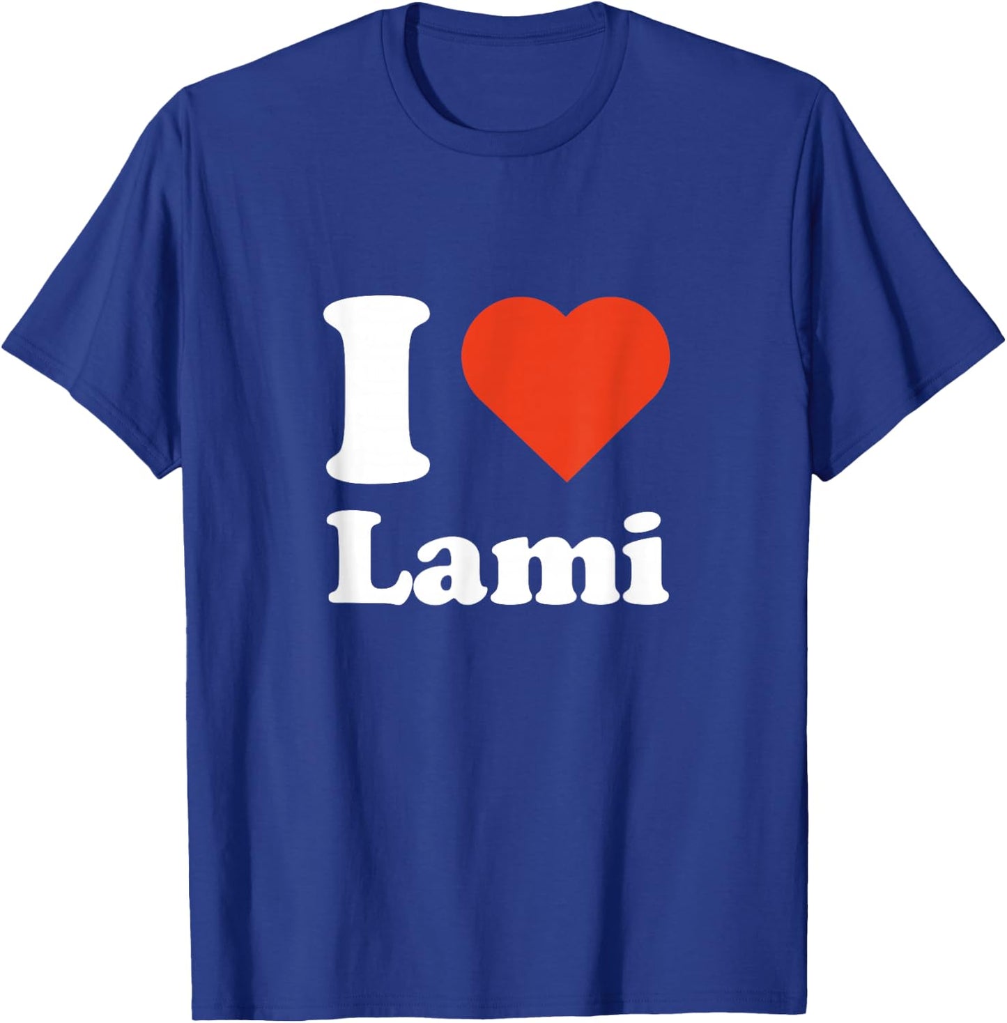 Ich Liebe Lami Rotes Herz Geschenkidee T-Shirt - T-Shirt | Royal
