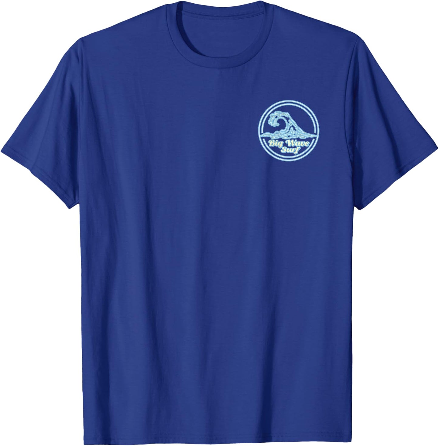 Kirra Beach, Queensland, Big Wave Surf graphic T-Shirt - T-Shirt | Royal