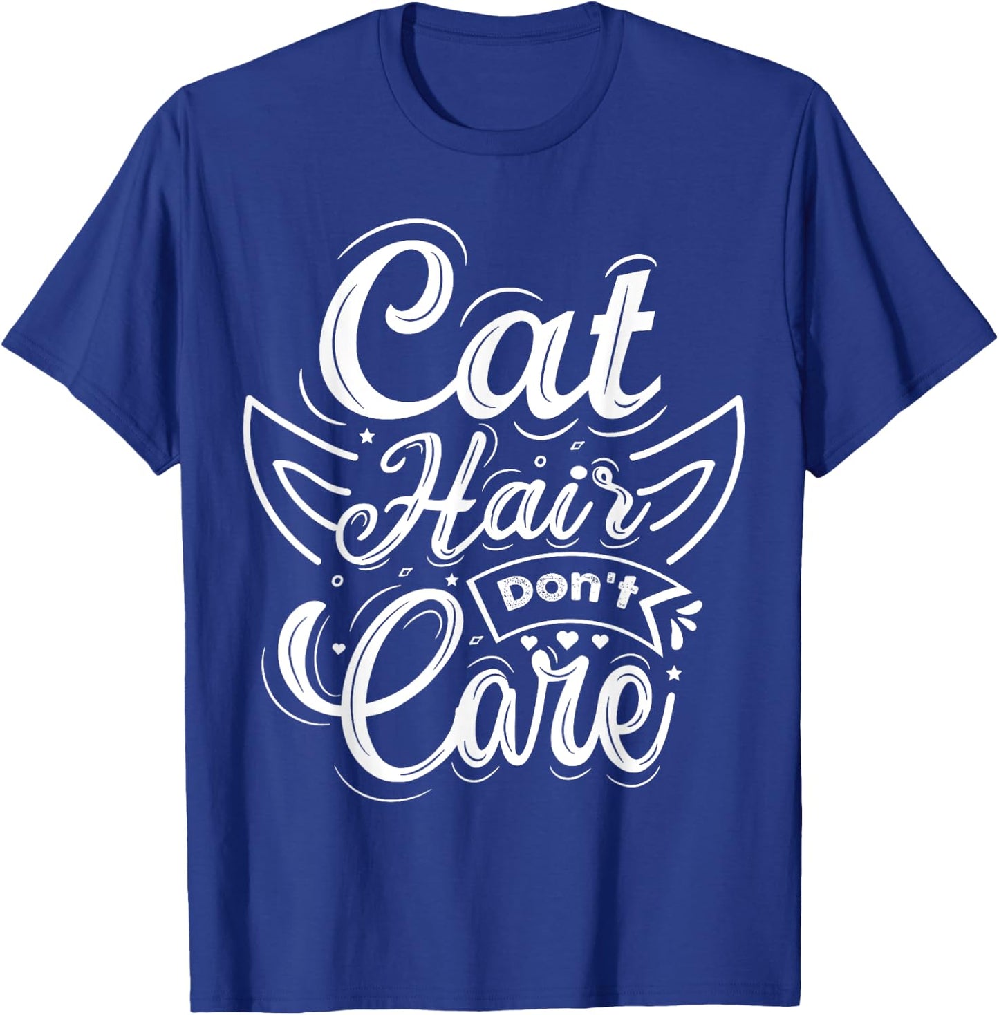 Cat Hair Don't Care Women Kids T-Shirt - T-Shirt | Royal