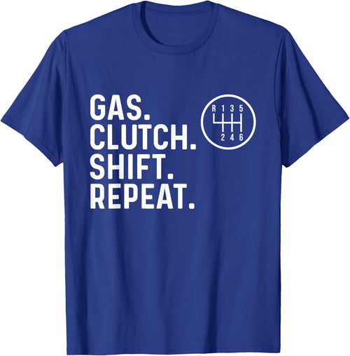 Gas Clutch Shift Repeat - Car Guy Mechanic Manual Shift Car