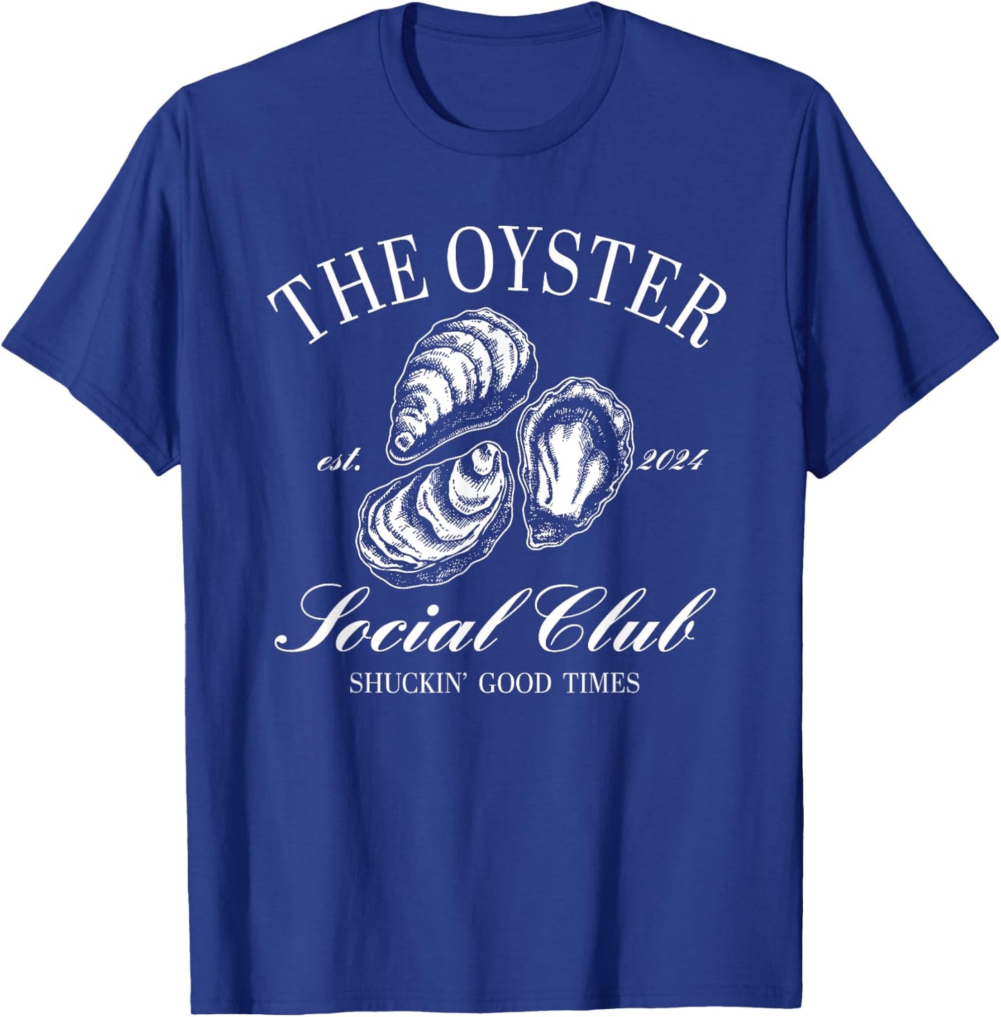 The Oyster Social Club Shuckin' Good Time T-Shirt - T-Shirt | Royal