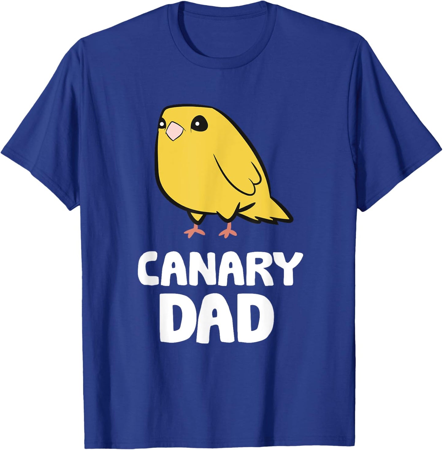 Canary Dad Funny Yellow Canary Papa T-Shirt - T-Shirt | Royal