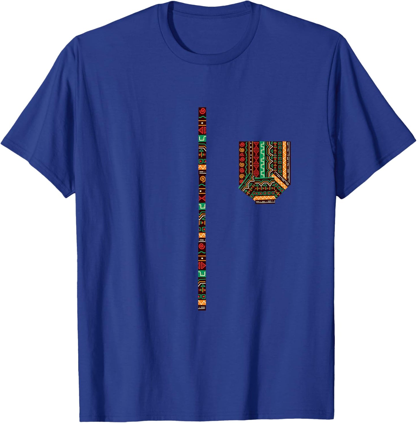 Dashiki Traditional African Print Men's T-Shirt - T-Shirt | Royal