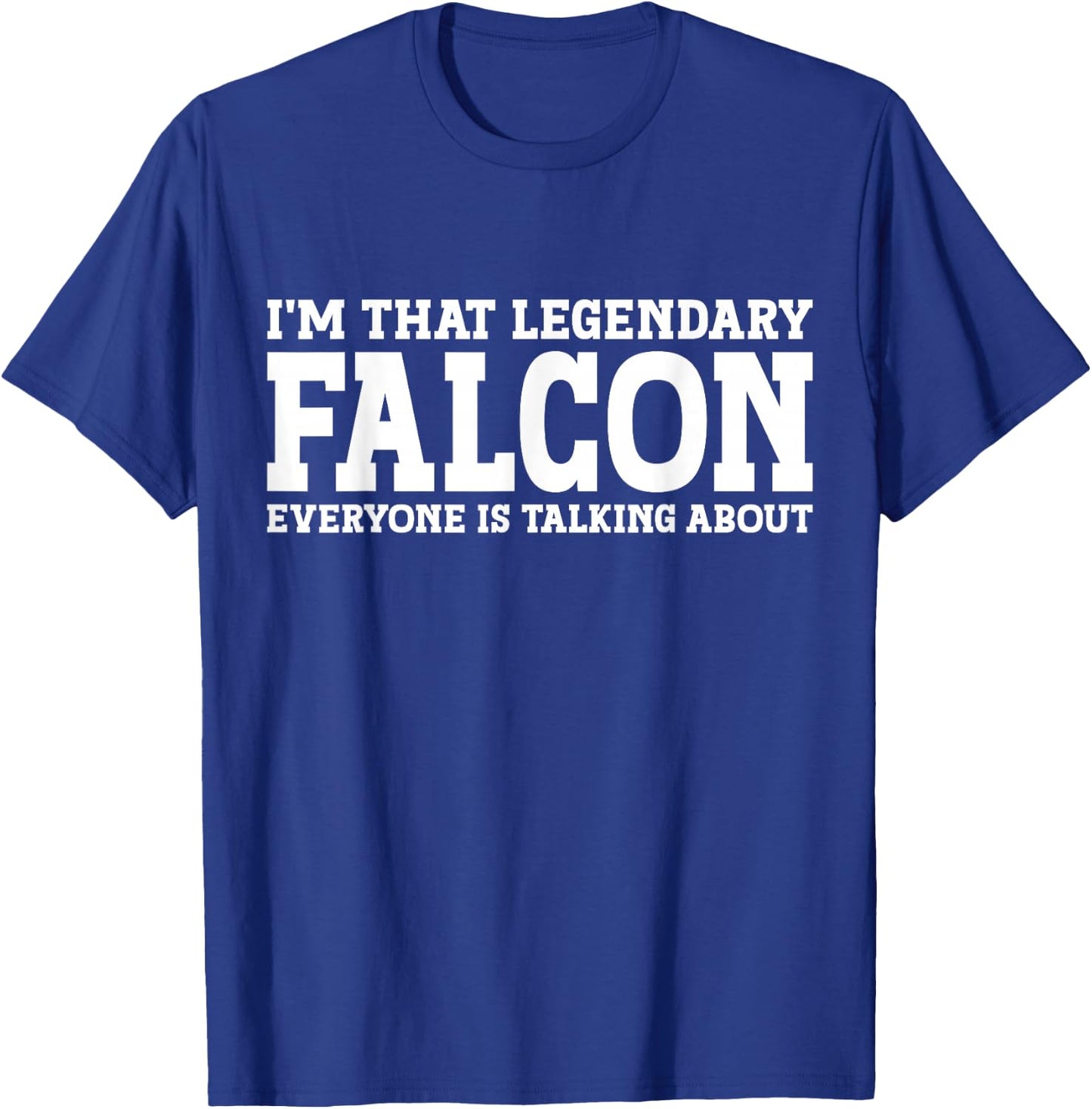 Falcon Surname Funny Team Family Last Name Falcon T-Shirt - T-Shirt | Royal