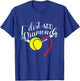 Softball Player Gift Dirt Diamonds Softball T-Shirt - T-Shirt | Royal