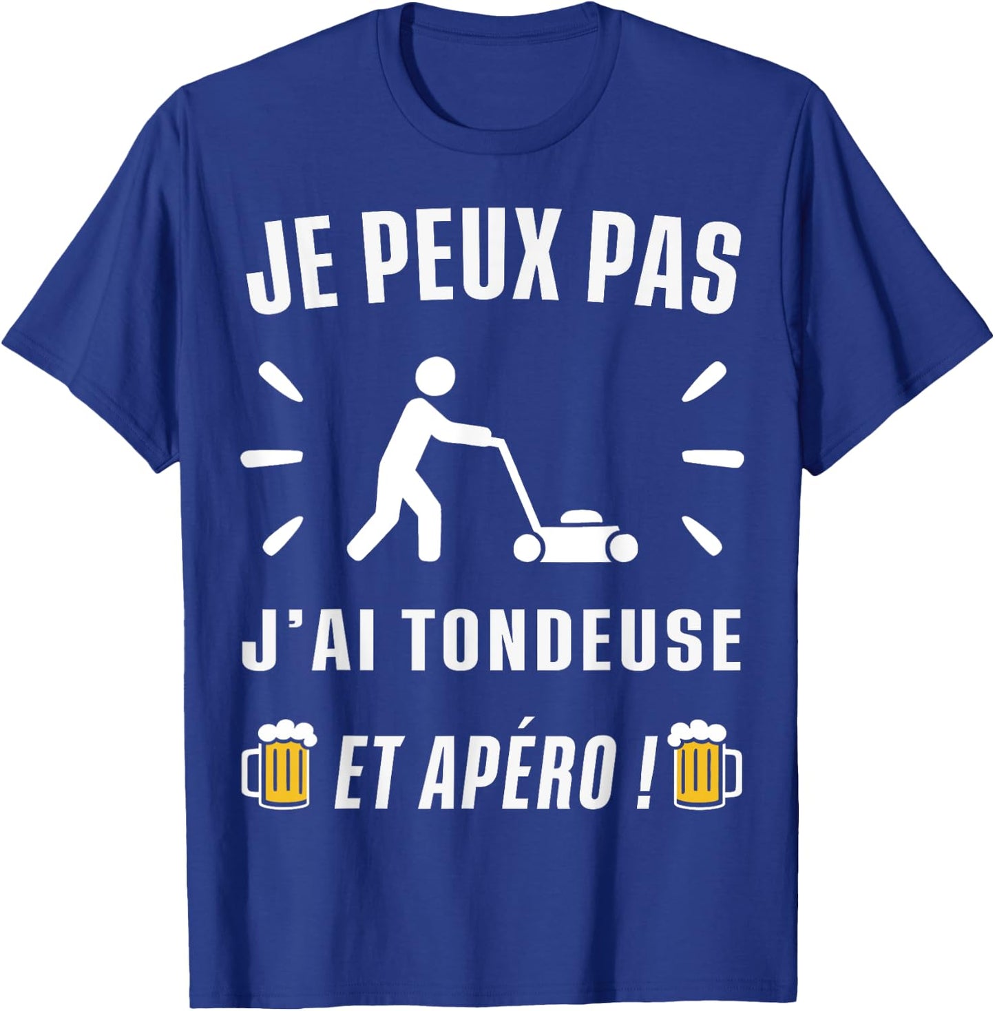 Je peux pas j'ai Tondeuse T-Shirt - T-Shirt | Royal