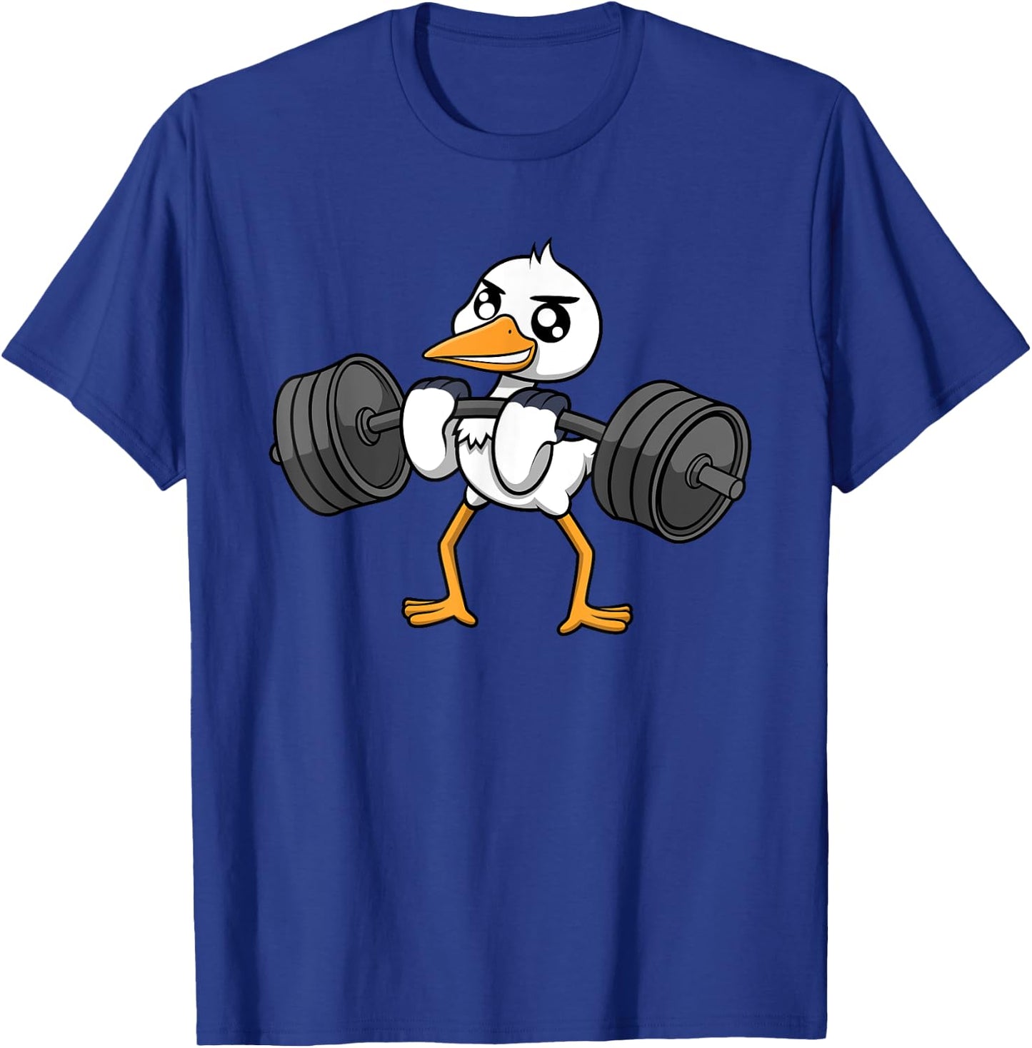 Haltérophilie Cigogne Bodybuilder Gymnastique Entraînement T-Shirt - T-Shirt | Royal