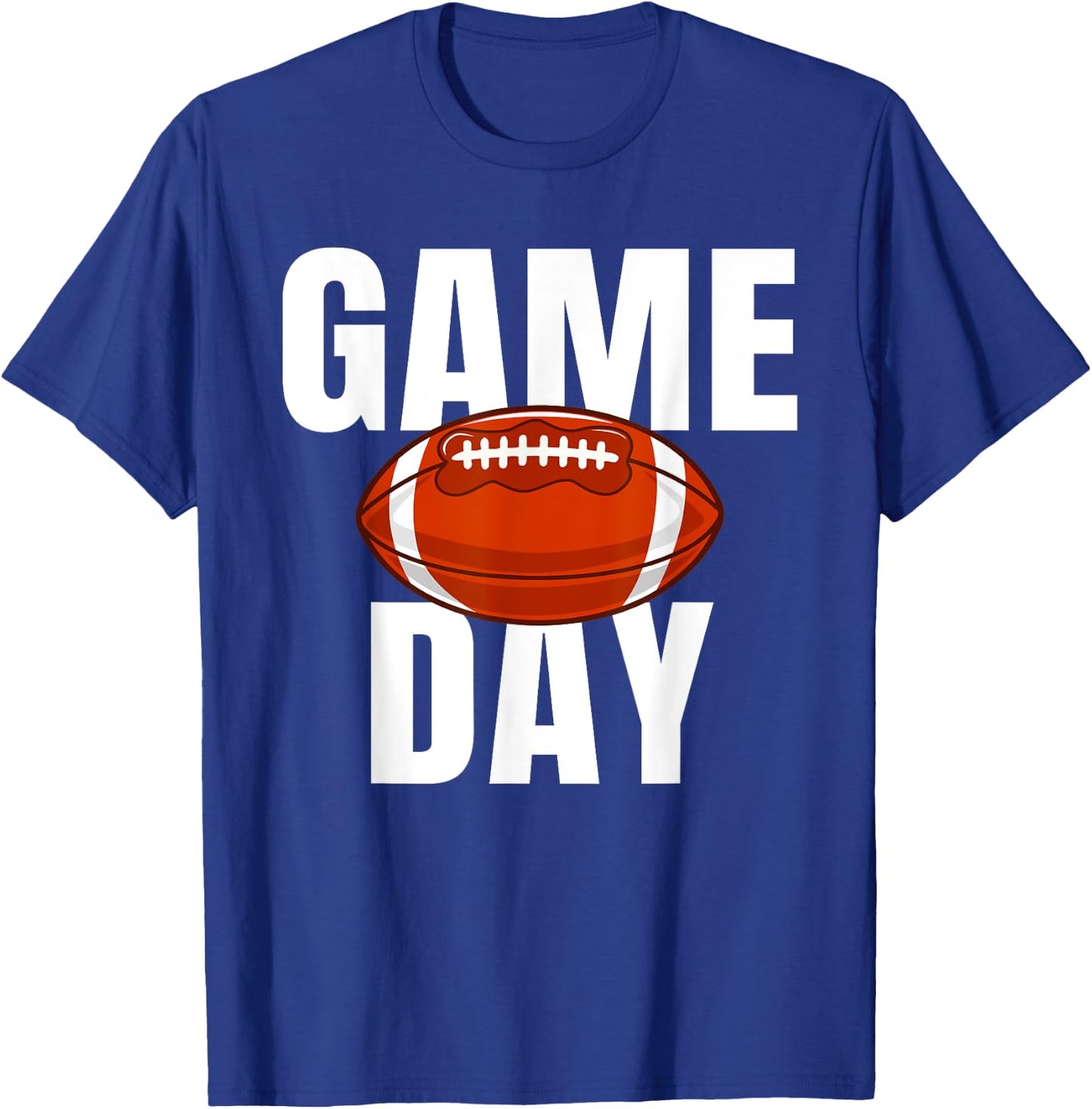 Game Day American Football Rugby Sport Graphic & T-Shirt - T-Shirt | Royal