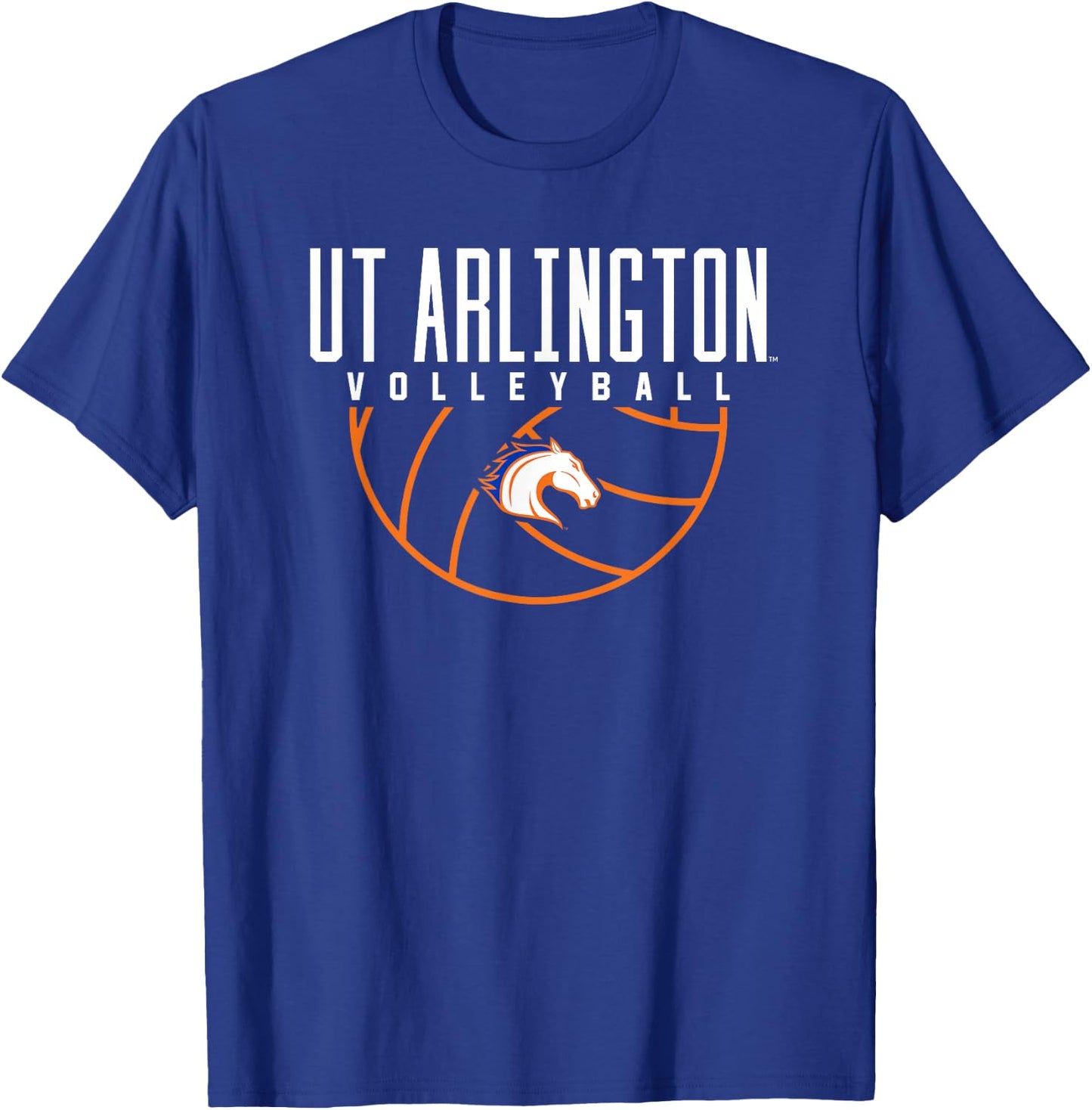 University of Texas at Arlington UTA Mavericks Volleyball T-Shirt - T-Shirt | Royal