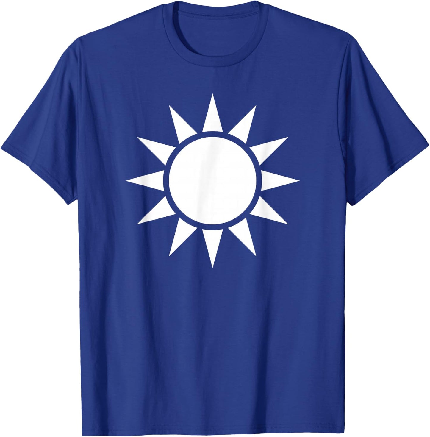Taiwan Sun Symbol Flag Seal Roc T-Shirt - T-Shirt | Royal