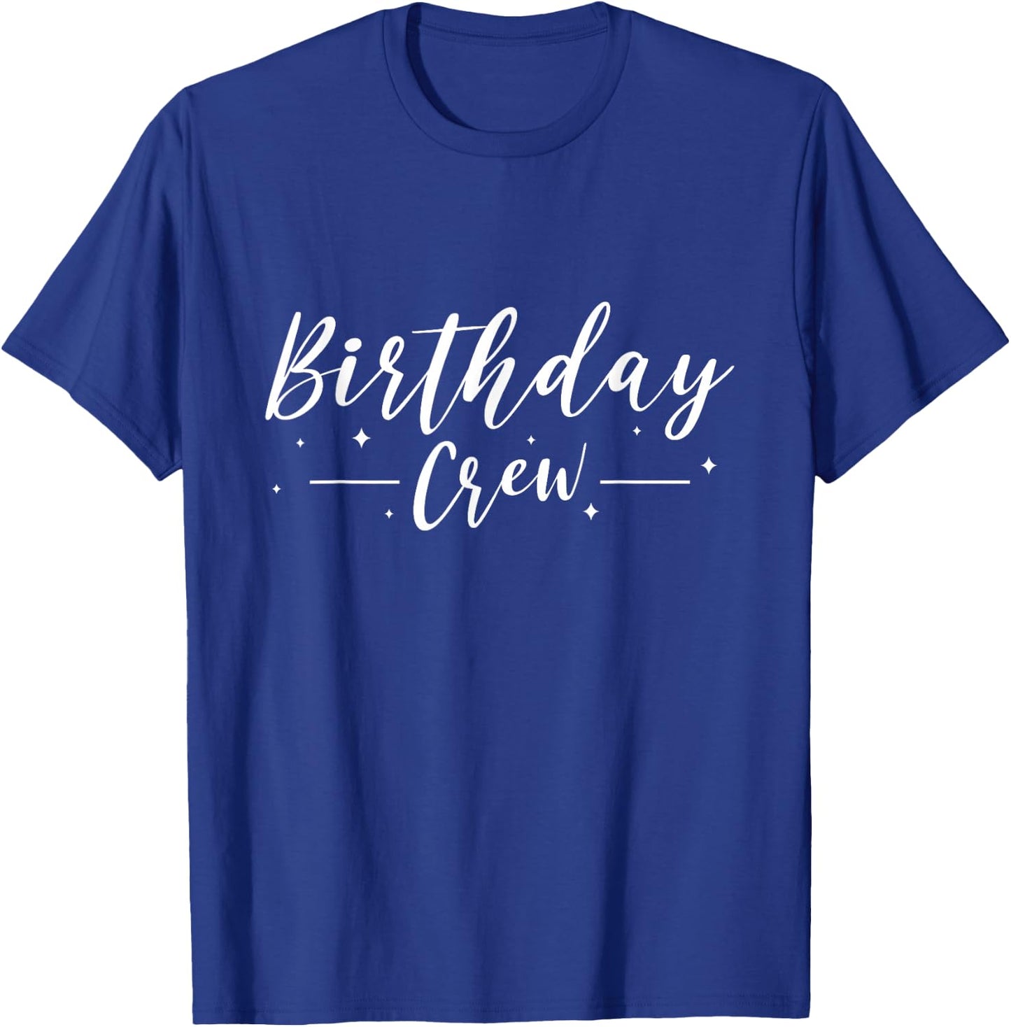 Birthday party with crew motif , black T-Shirt - T-Shirt | Royal