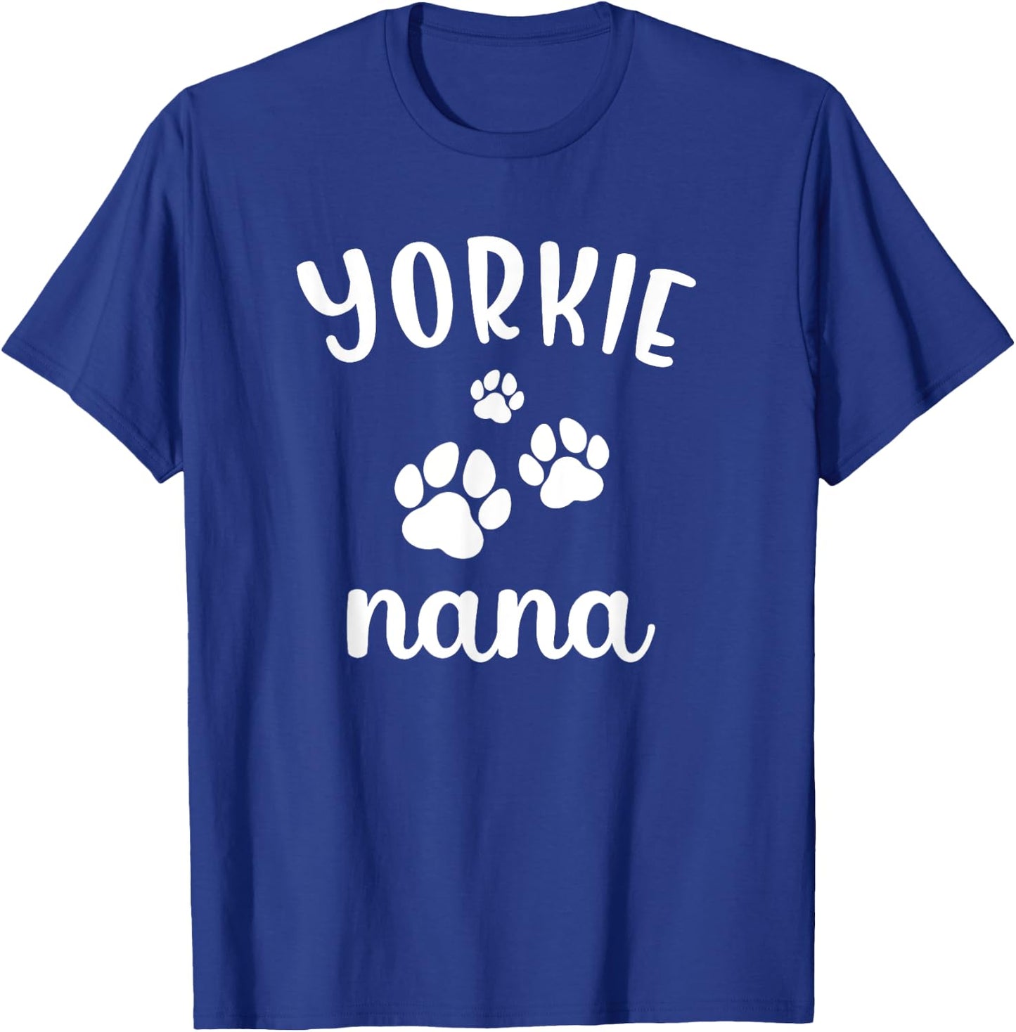 Yorkie Nana Cute Dog Yorkshire Terrier Women Kids T-Shirt - T-Shirt | Royal