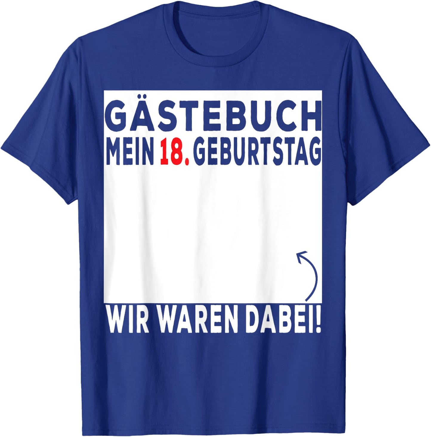 18th Birthday, 18 geburtstag männer, 18 geburtstag frauen T-Shirt - T-Shirt | Royal