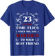 23 Years Married to Best Friend 23rd Anniversary Wedding T-Shirt - T-Shirt | Royal