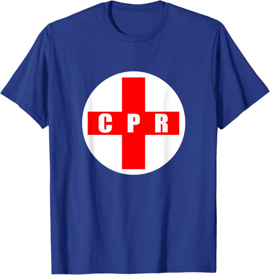 Redcross CPR Certified Provider T-Shirt - T-Shirt | Royal