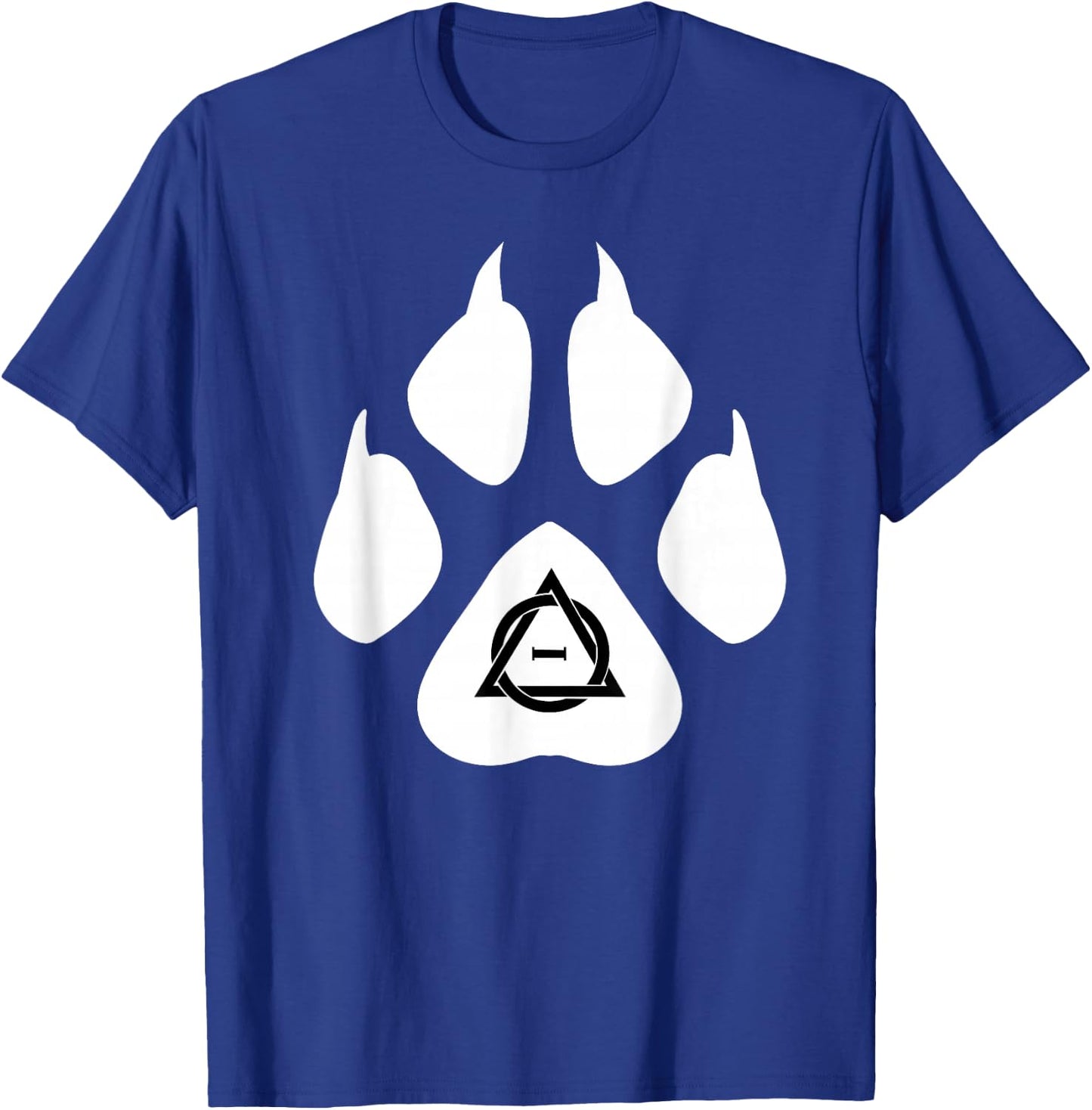 Therian Fox Paws Symbol Sign Quadrobics Otherkin , Black, S T-Shirt - T-Shirt | Royal