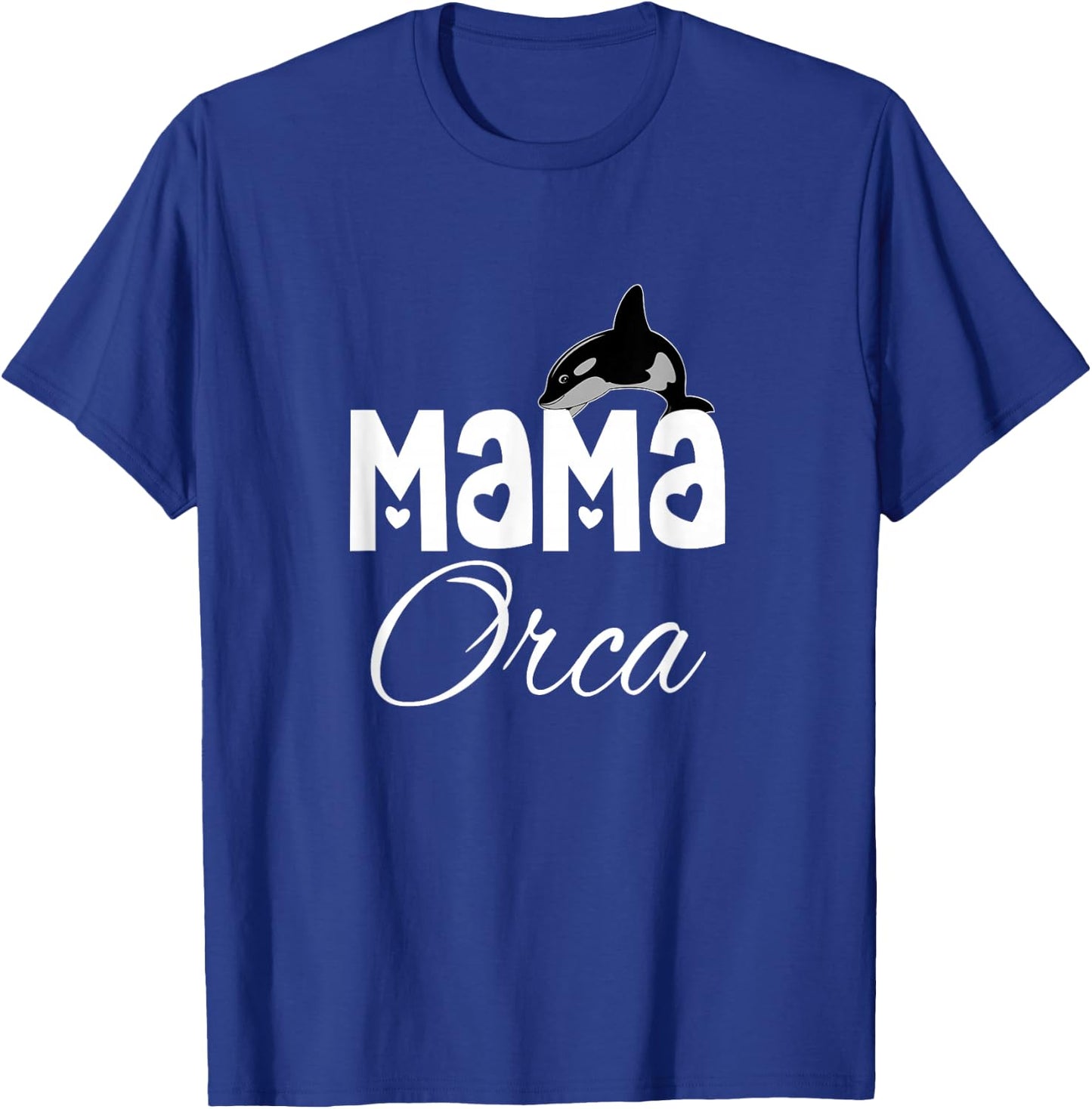 Cute Mama Orca For Mother's Day Design T-Shirt - T-Shirt | Royal