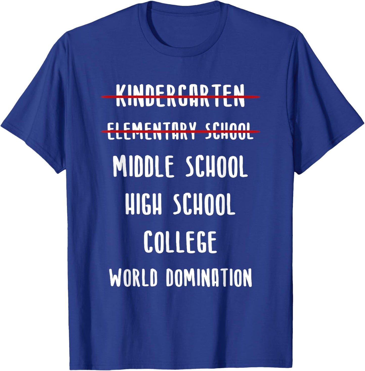 Middle School Graduation T-Shirt - T-Shirt | Royal