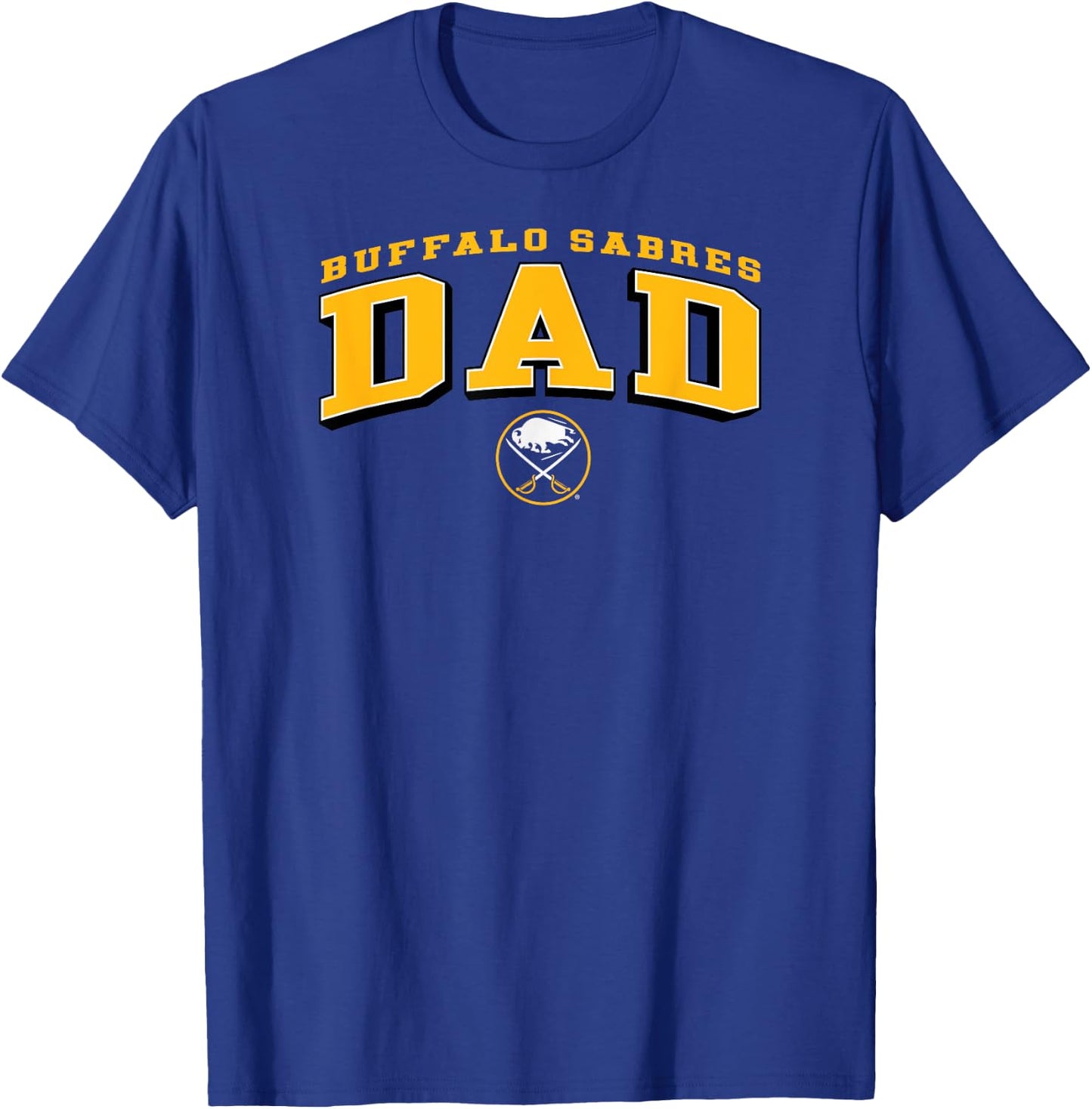 Buffalo Sabres Dad Arch Blue NHL Officially Licensed T-Shirt - T-Shirt | Royal