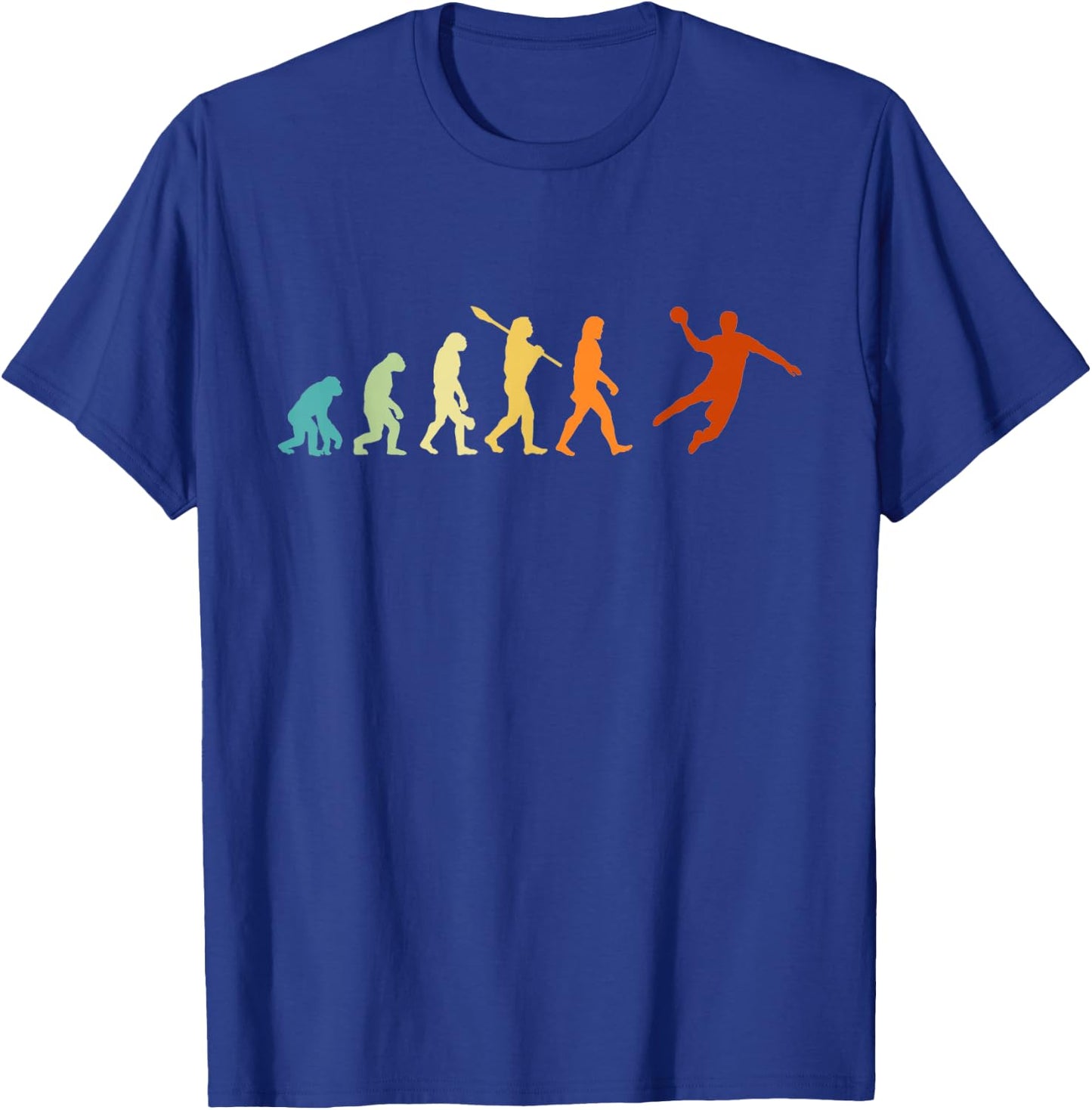 Handball Trikot Kinder Herren Junge Retro Handball Evolution T-Shirt - T-Shirt | Royal