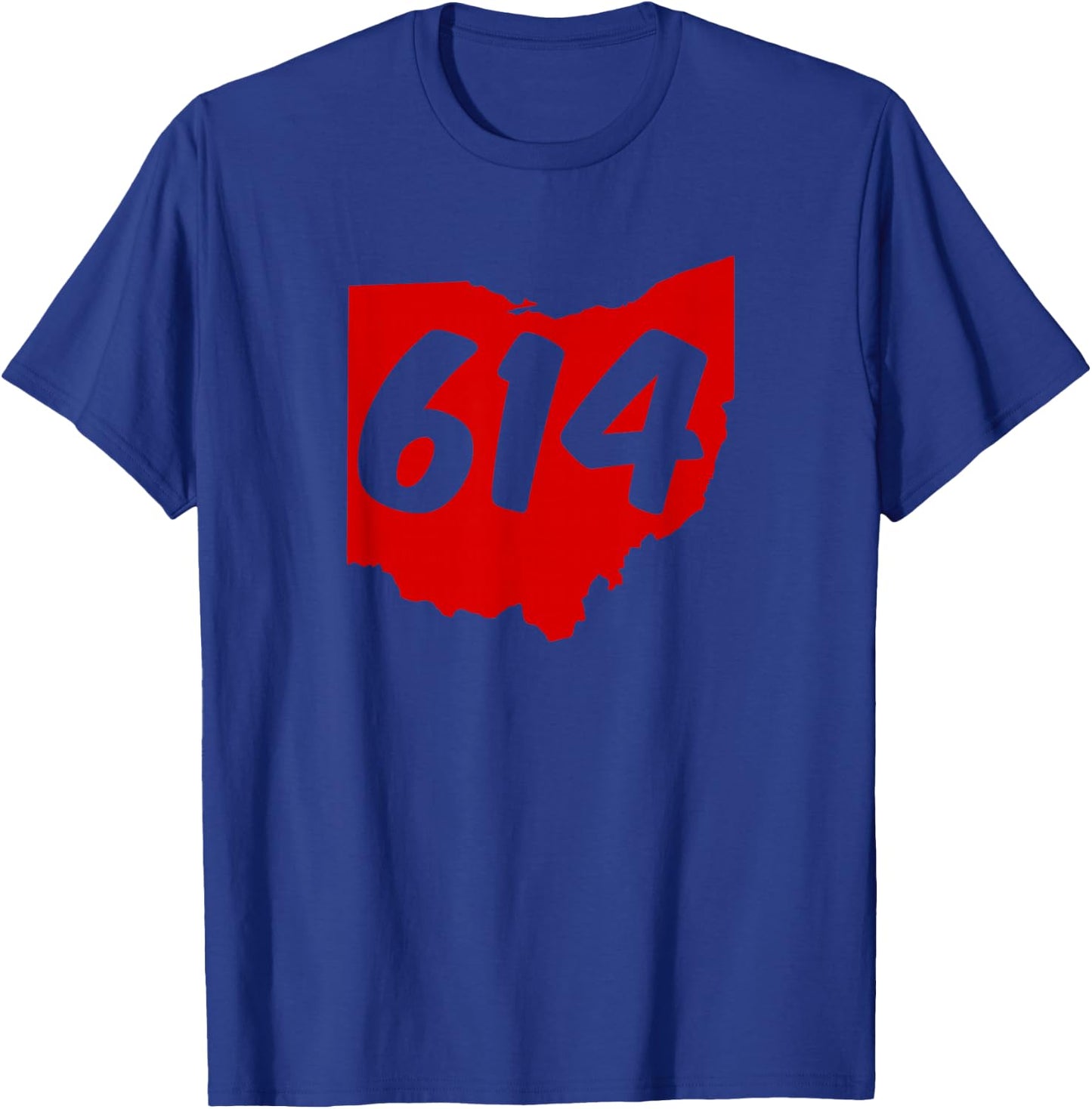 Columbus Ohio 614 Area Code Shirt, 614 shirt T-Shirt - T-Shirt | Royal