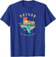 Bryson Texas Outdoors Vintage Nature Illustration T-Shirt - T-Shirt | Royal