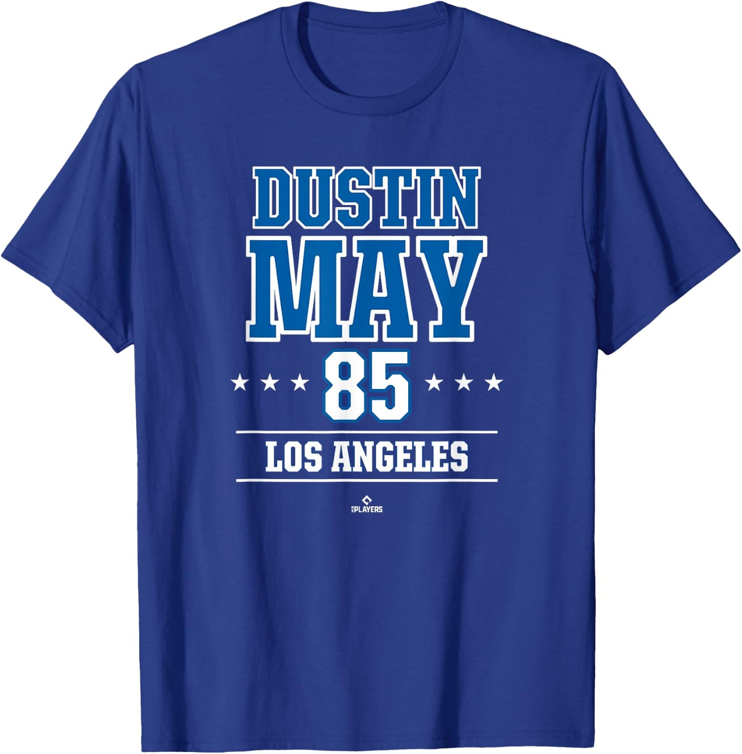 Baseball Star Dustin May Los Angeles MLBPA T-Shirt - T-Shirt | Royal