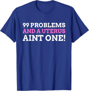 Funny Hysterectomy Gifts Endometriosis Uterus - Black, Small T-Shirt - T-Shirt | Royal