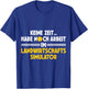 DerHeinz Landwirtschaft Agriculture Simulator Work T Shirt Black S Short Sleeve Classic Short Sleeve T-Shirt - T-Shirt | Royal