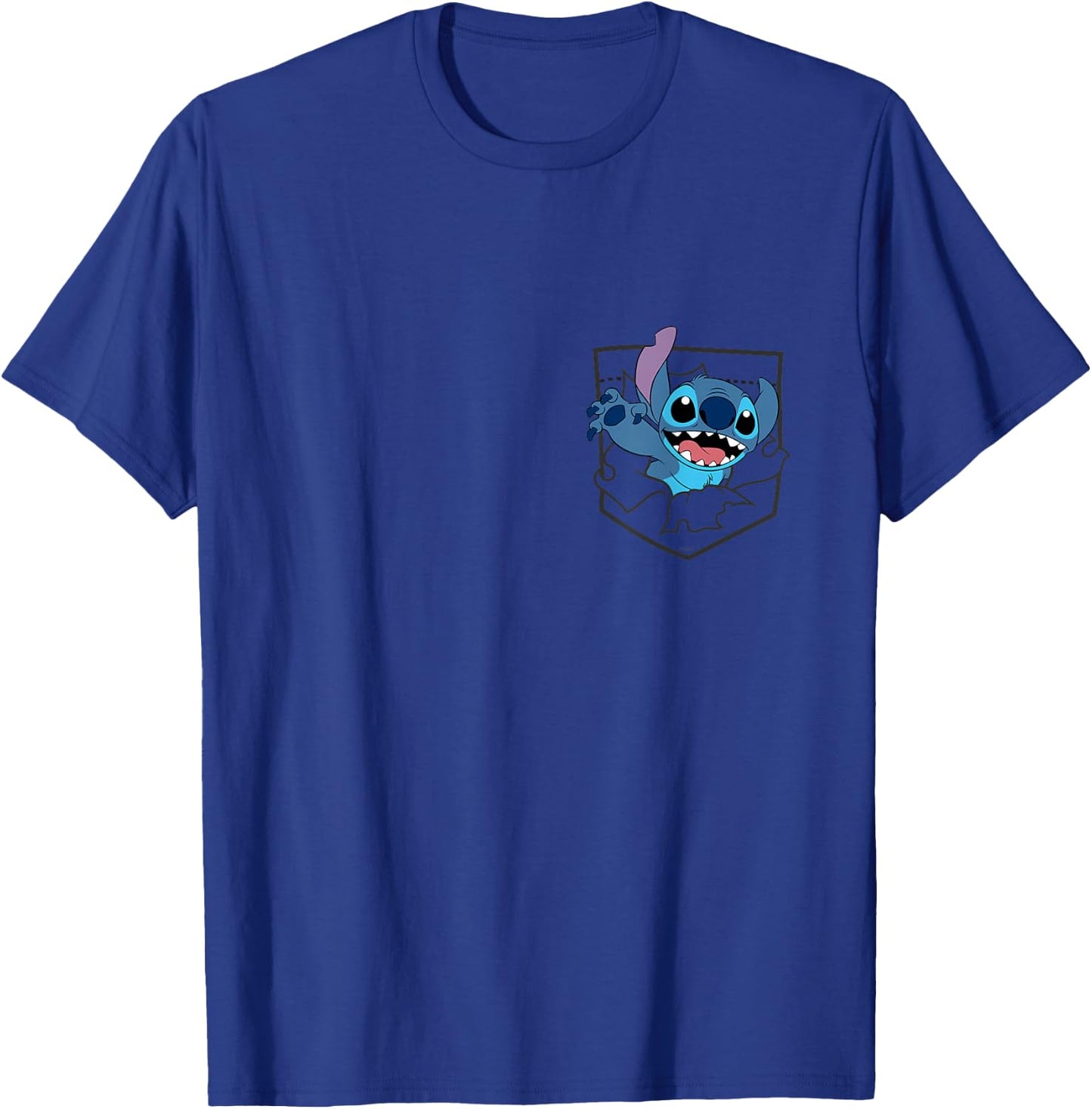 Disney Lilo & Stitch Small Pocket Breakout 626 T-Shirt - T-Shirt | Royal