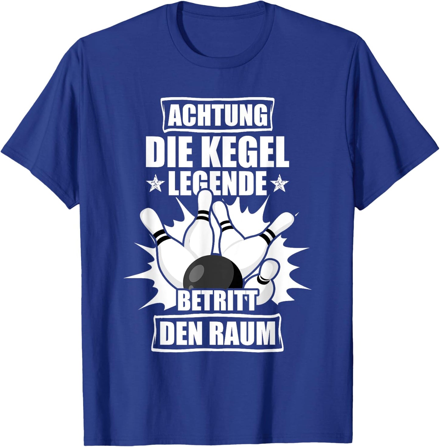 Men's Achtung Kegel Legend Kegler , black T-Shirt - T-Shirt | Royal