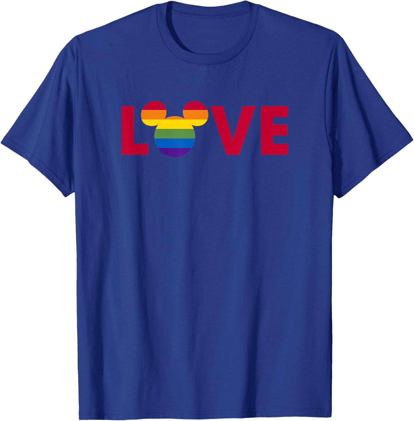 Disney Mickey and Friends Love Rainbow Fill T-Shirt - T-Shirt | Royal