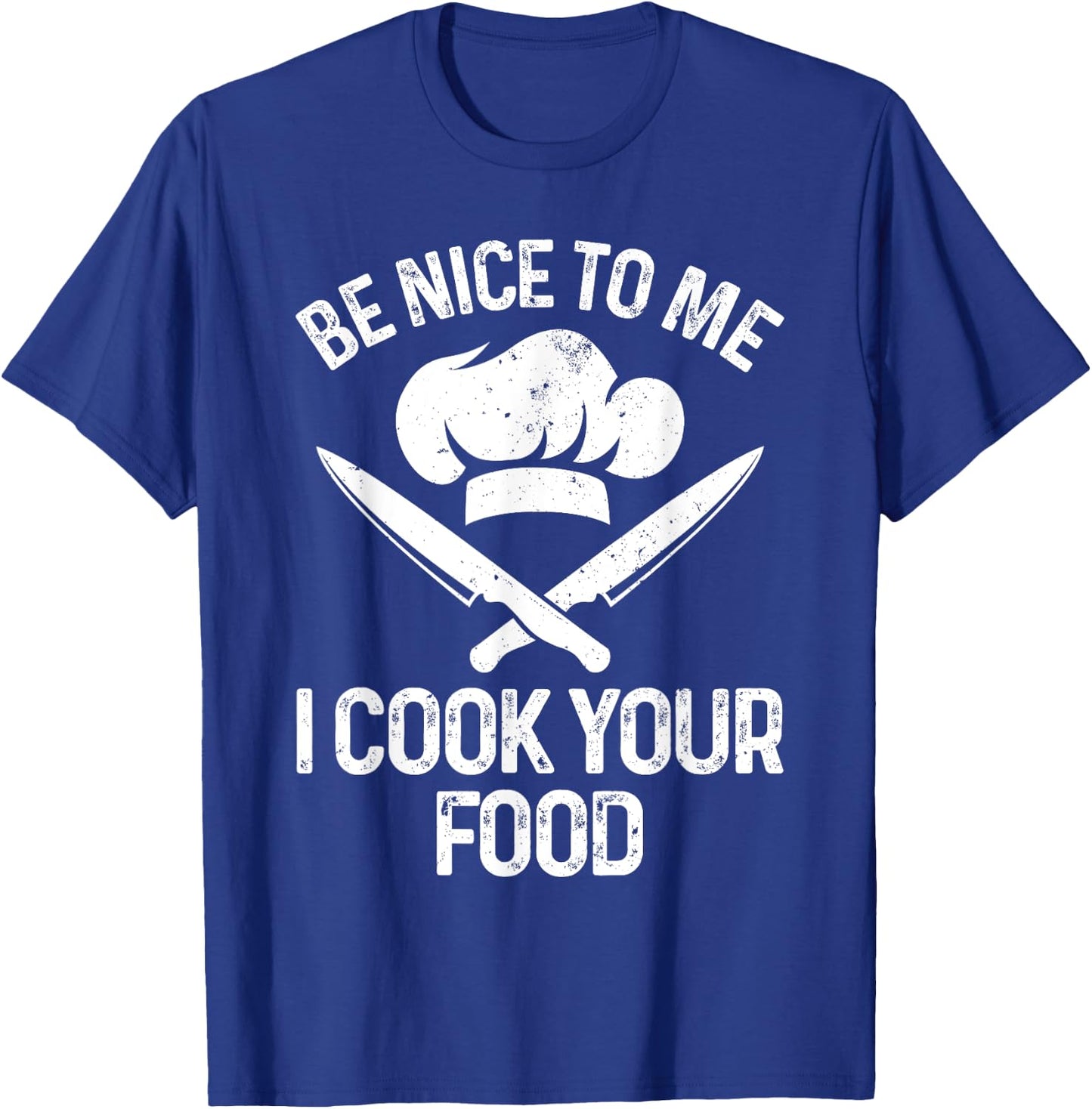 Funny Chef Design Women Cooking Culinary Cook Chef T-Shirt - T-Shirt | Royal