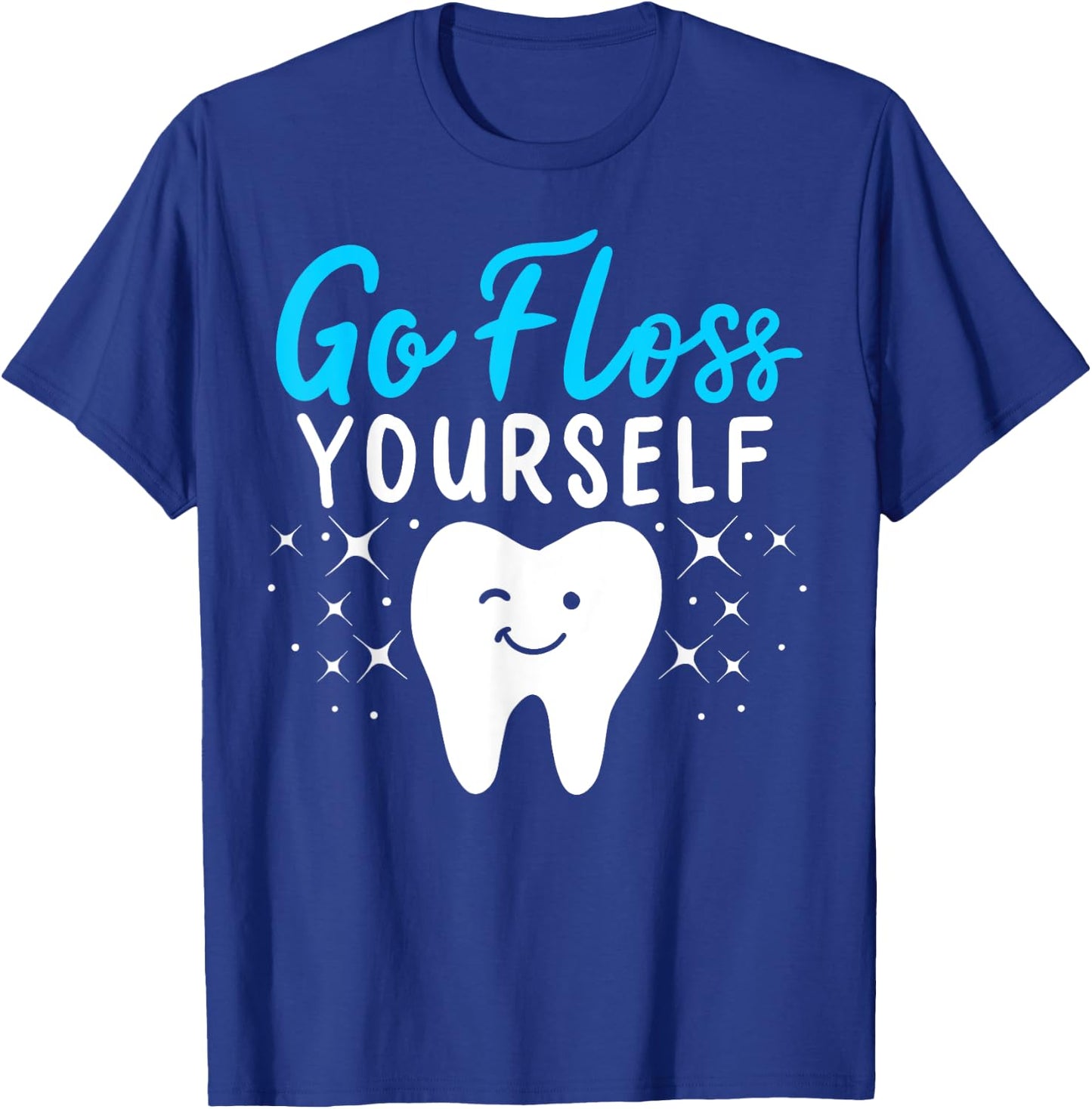 Dental Assistant Hygienist Dentist Tooth Gift T-Shirt - T-Shirt | Royal