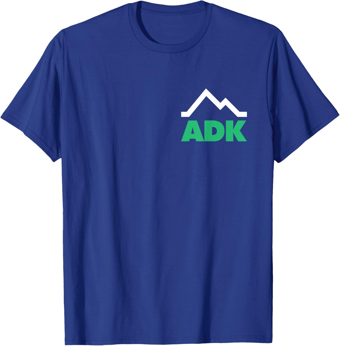 Adirondacks New York Vacation ADK Adirondacks New York Adirondack Mountains , , Black, Short Sleeve, Classic Fit, , Hiking, Mountain, Adult, Small T-Shirt - T-Shirt | Royal