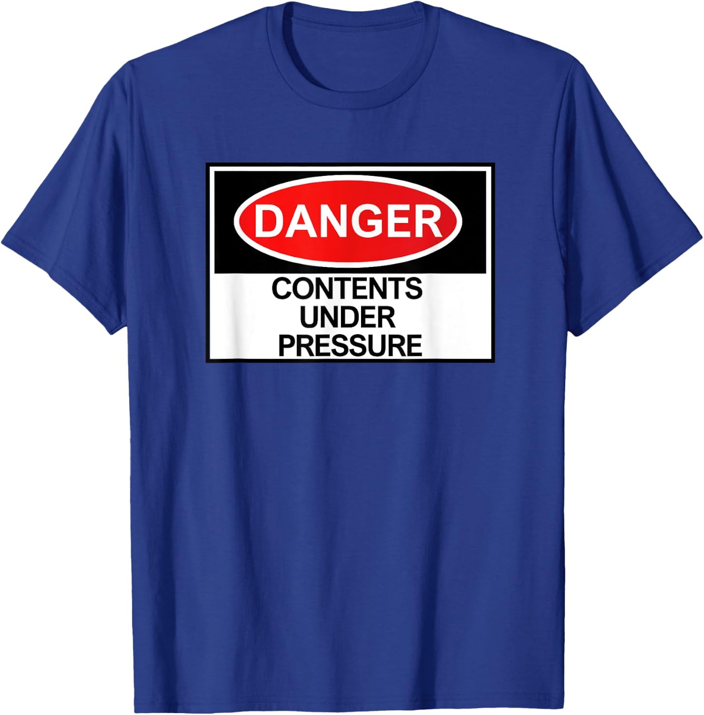 Smooth N Chunky Danger Contents Under Pressure , Small, Black T-Shirt - T-Shirt | Royal