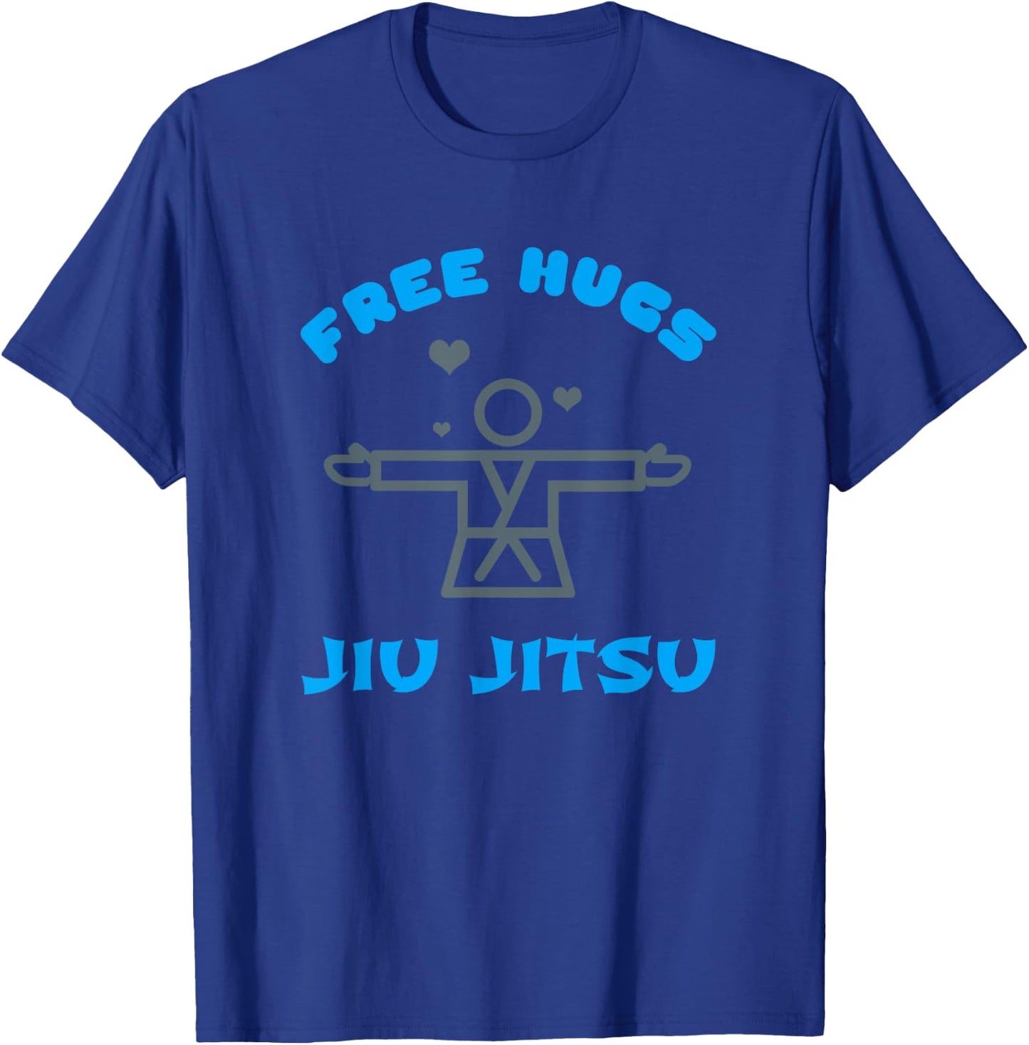 Free Hugs Jiu Jitsu Karate T-Shirt - T-Shirt | Royal