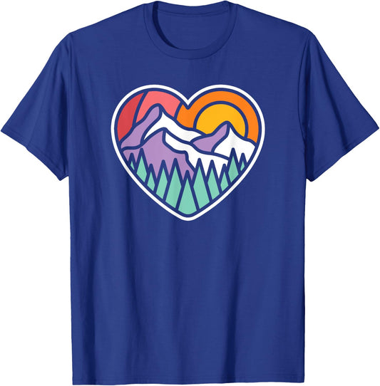 Heart of the Mountain Forest T-Shirt - T-Shirt | Royal