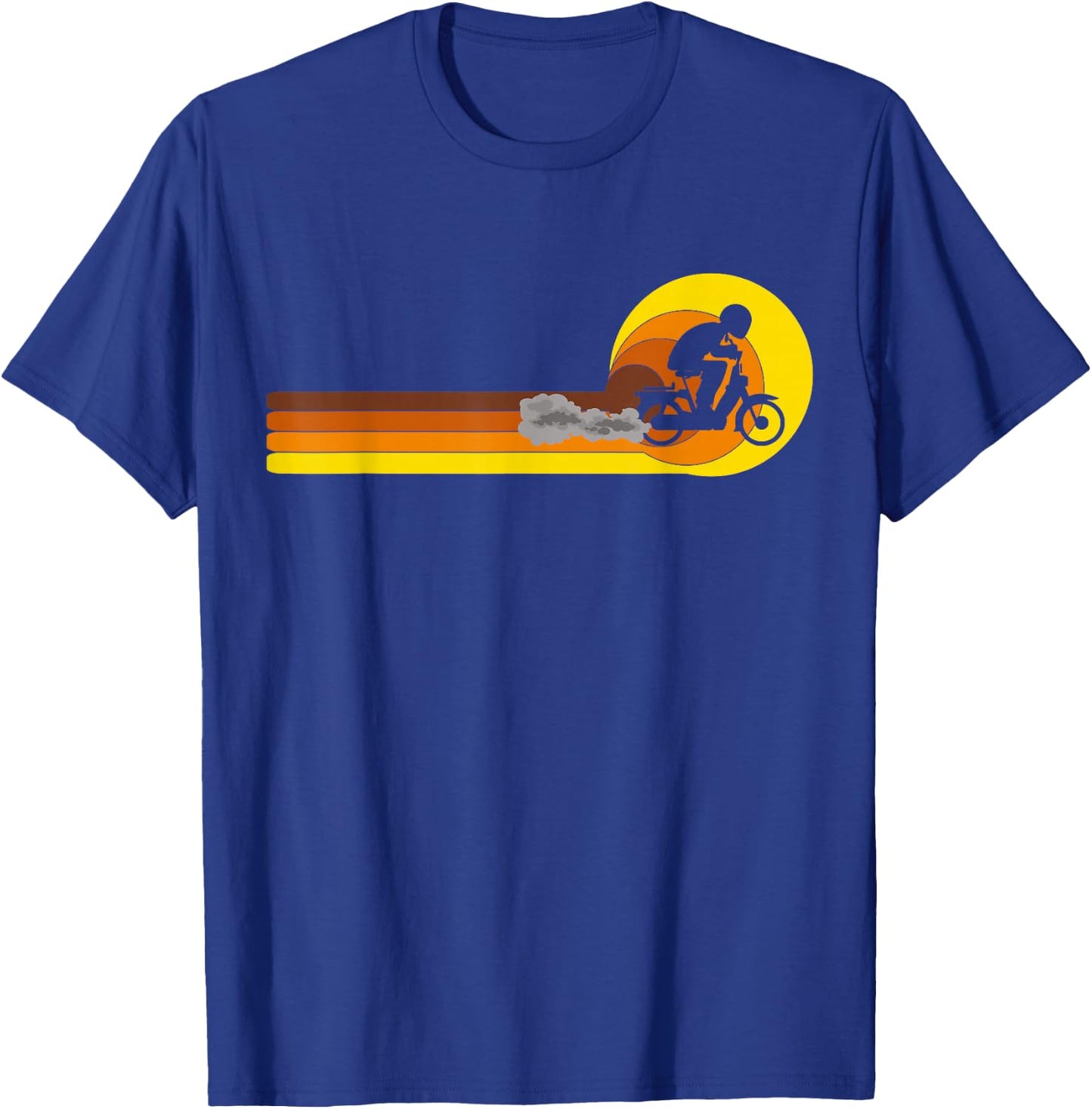 Mofa Mofaroller Moped Mofafahrer Vintage 70er 80er Mofa T-Shirt - T-Shirt | Royal