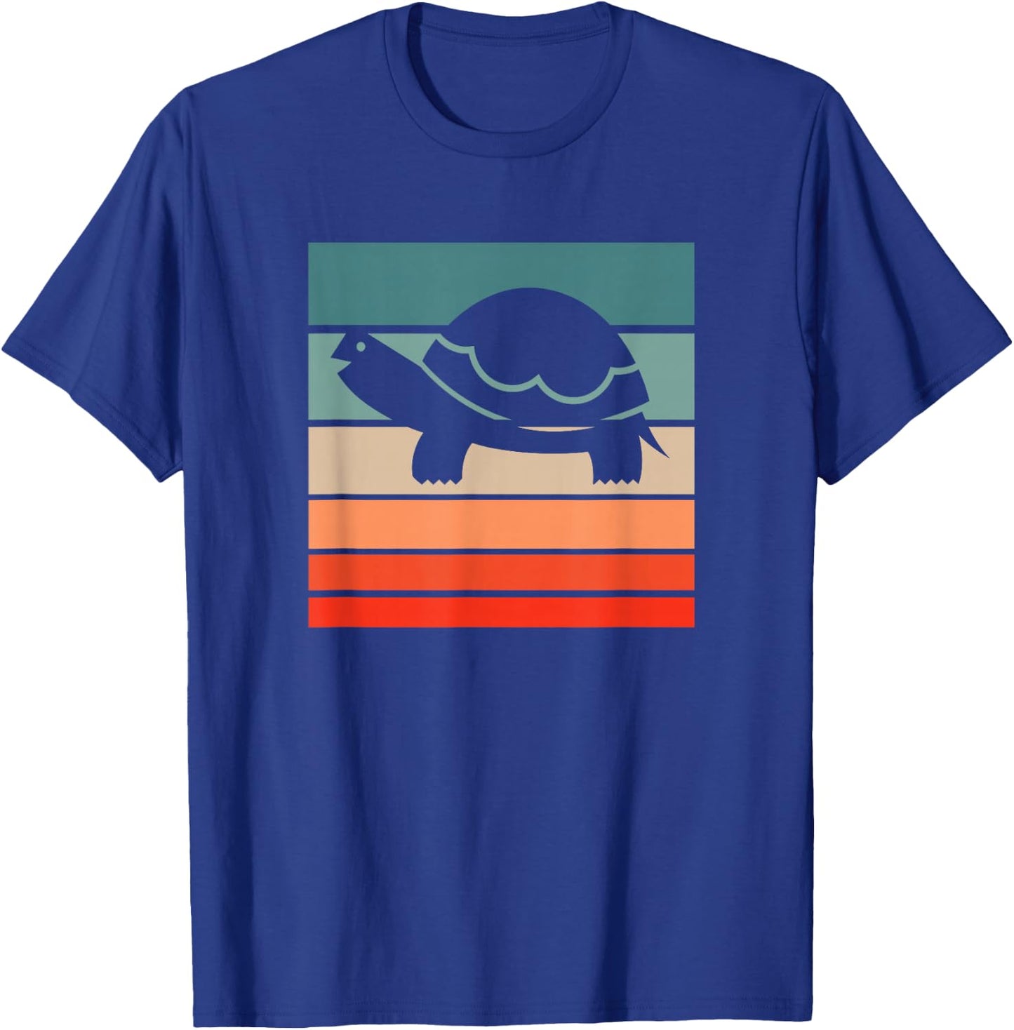 Turtle Retro Style Vintage T-Shirt - T-Shirt | Royal