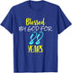 Blessed By God For 88 Years Happy 88th Birthday Gift T-Shirt - T-Shirt | Royal