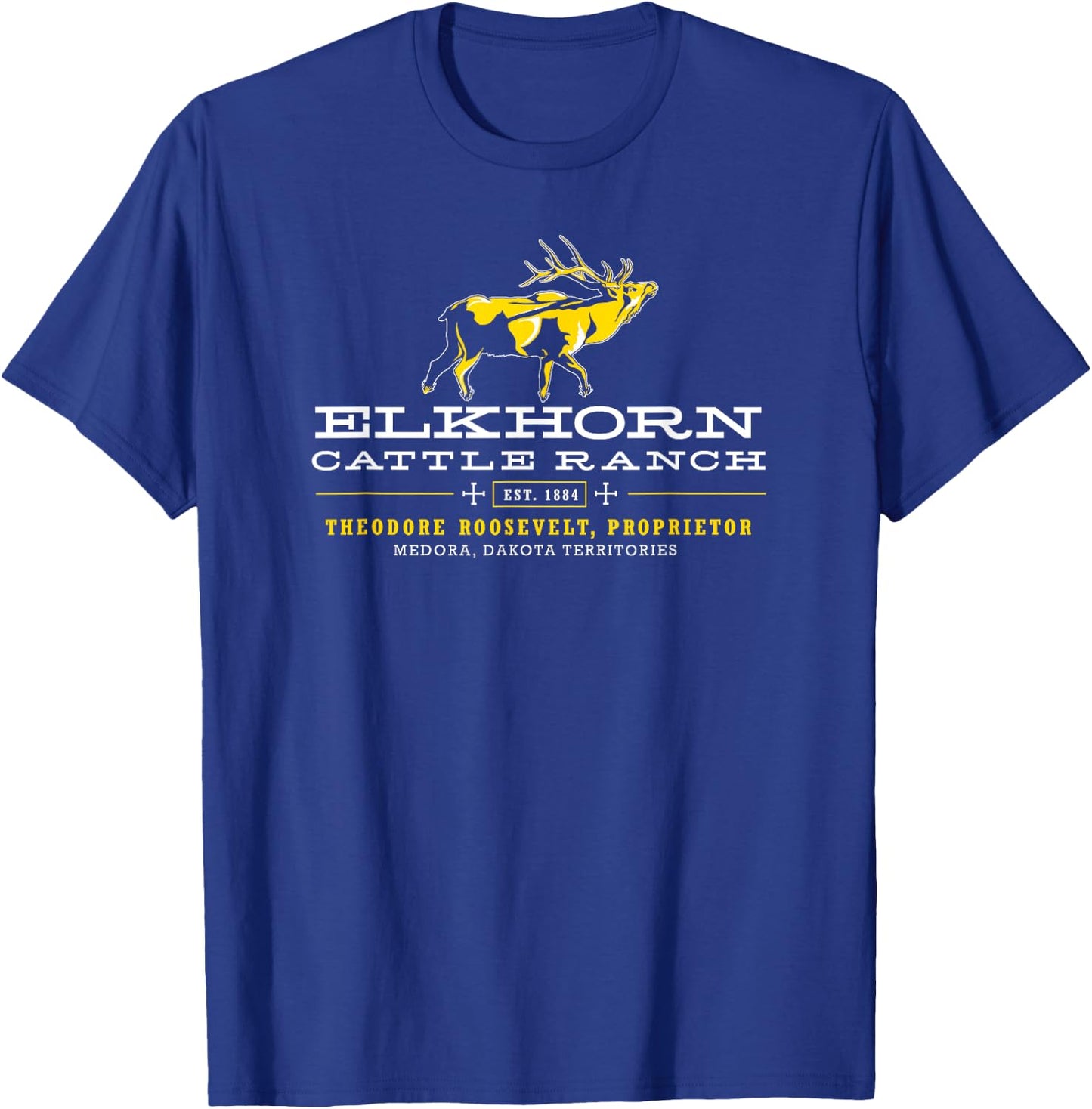 Theodore Roosevelt Elkhorn Ranch History Buff Shirt T-Shirt - T-Shirt | Royal